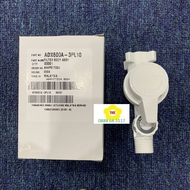 Van đóng mở nước cho máy nước nóng Panasonic / Dùng cho model DH-3JP4VS , DH-3JP4VH , DH-3JL4VA , DH-3RL2VH , DH-3RP2VK , DH-4RL1VW , DH-4RP1VW ( ADX600A-3PL10 )