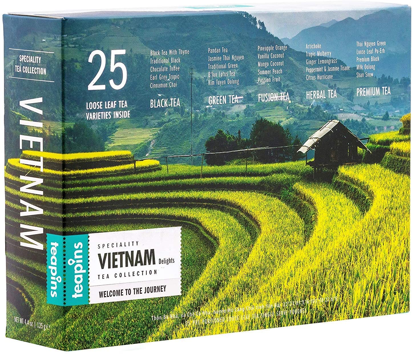 Vietnam Delights 25 Loose Leaf Tea Collection (Bộ Sưu Tập Trà Vietnam Delights 25)
