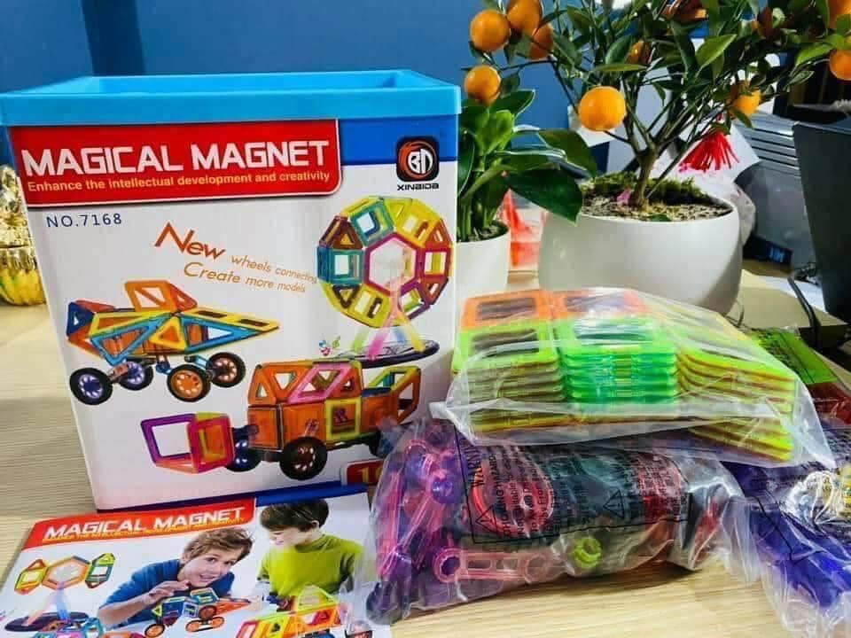 GHÉP HÌNH NAM CHÂM - MAGICAL MAGNET 168 CHI TIẾT