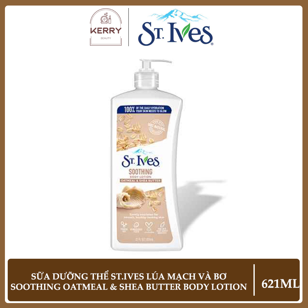 Sữa dưỡng thể st.ives yến mạch và bơ 621ml - date 05/2024