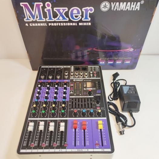Mixer m4 plus tặng kèm dây av dàn hát karaoke gia đình cực hay 100 hiệu ứng tích hợp sẵn dùng cho amly vang cơ loa kéo dàn karaoke gia đình kết nối không dây bluetooth và usb