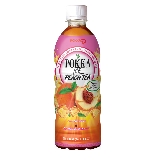 Combo 2 chai Nước trà vị đào Pokka 500ml