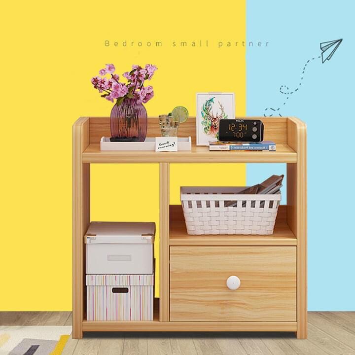 Tủ gỗ đầu giường có ngăn kéo