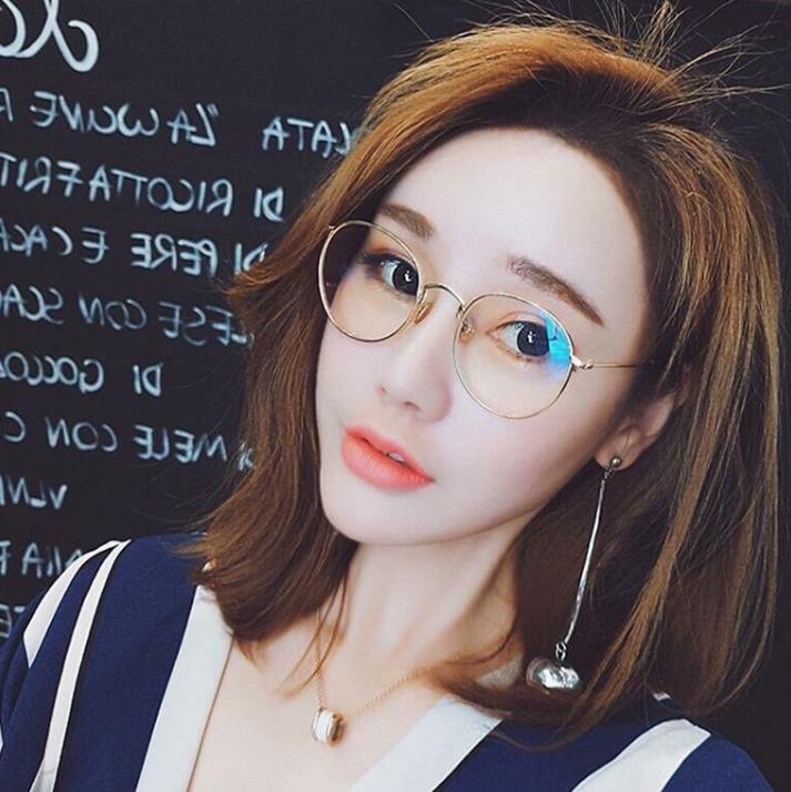 [HCM]Mắt kính ngố giả cận Nobita cutebaby tròn siêu dễ thương (vàng)