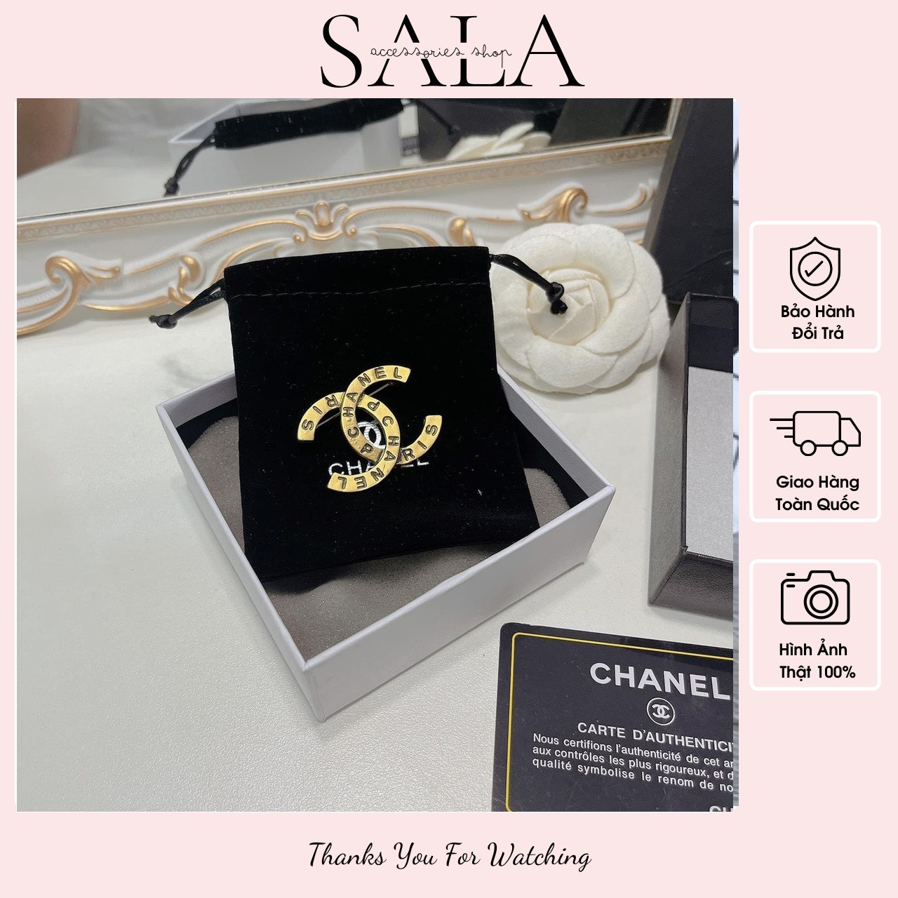Phụ kiện ghim cài áo đính đá sang trọng ❤️sala shop❤️