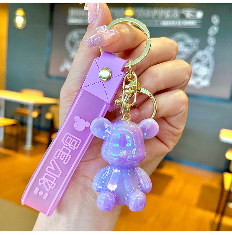 Móc khoá gấu bearbrick xinh xắn | phụ kiện amy