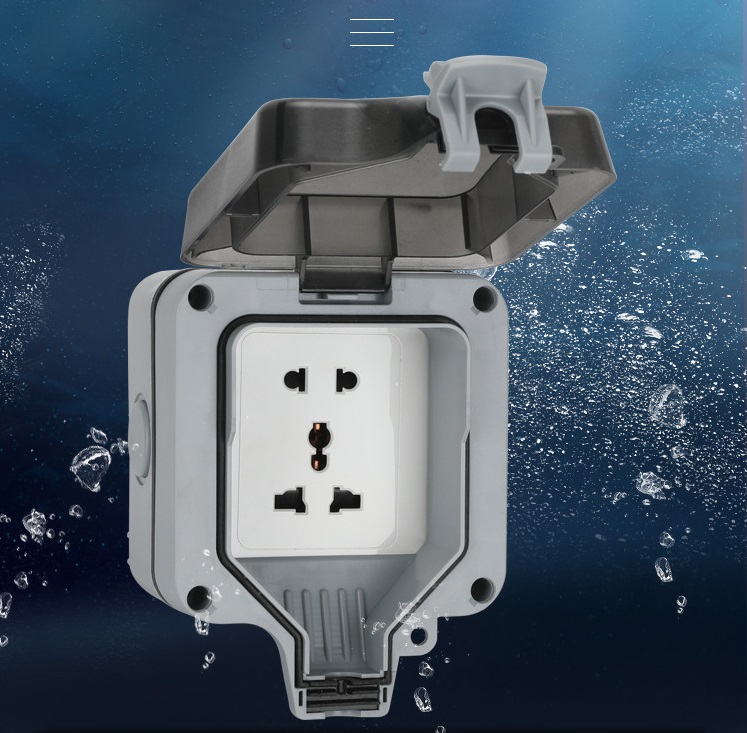 Ổ cắm chống nước ngoài trời IP66