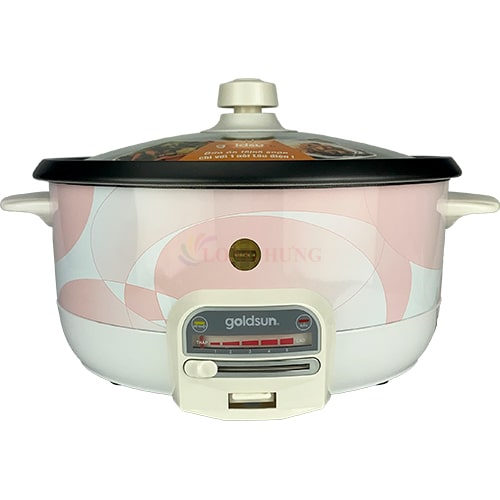 Nồi lẩu điện đa năng Goldsun CF1201GTB - Hàng chính hãng - Dung tích 3 Nồi lẩu điện đa năng Goldsun CF1201GTB - Hàng chính hãng - Dung tích 3