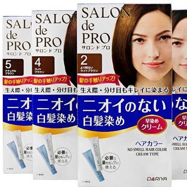 Thuốc nhuộm - nữ salon de pro - quick dyeing cream kem nhuộm tóc bạc