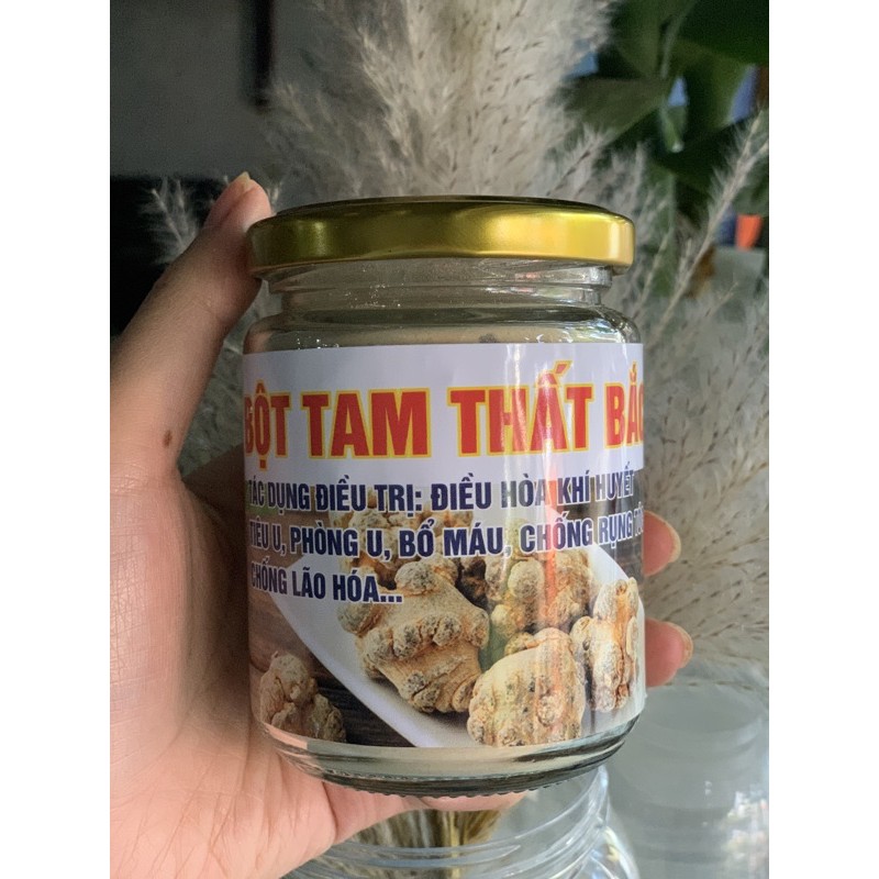 Bột tam thất Bắc khô 100g bột tam thất xay mịn thơm dùng hàng ngày - Dược Liệu Quý