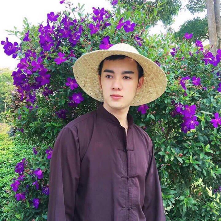 Đồ lam đi chùa mẫu lãnh tụ k09