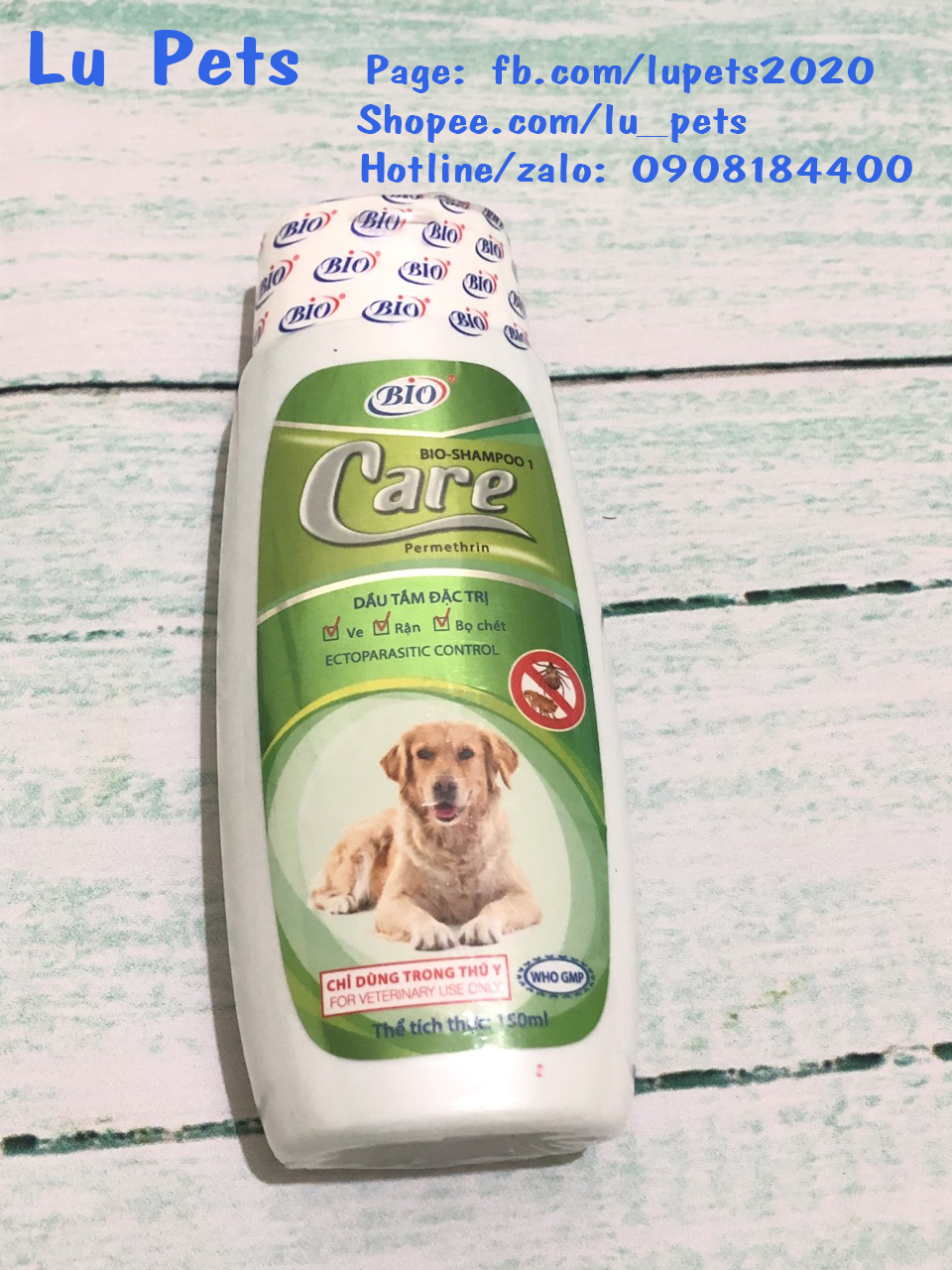 Sữa Tắm Trị Ve Rận Cho Chó Mèo Bio CARE | Sữa tắm cho Chó Mèo