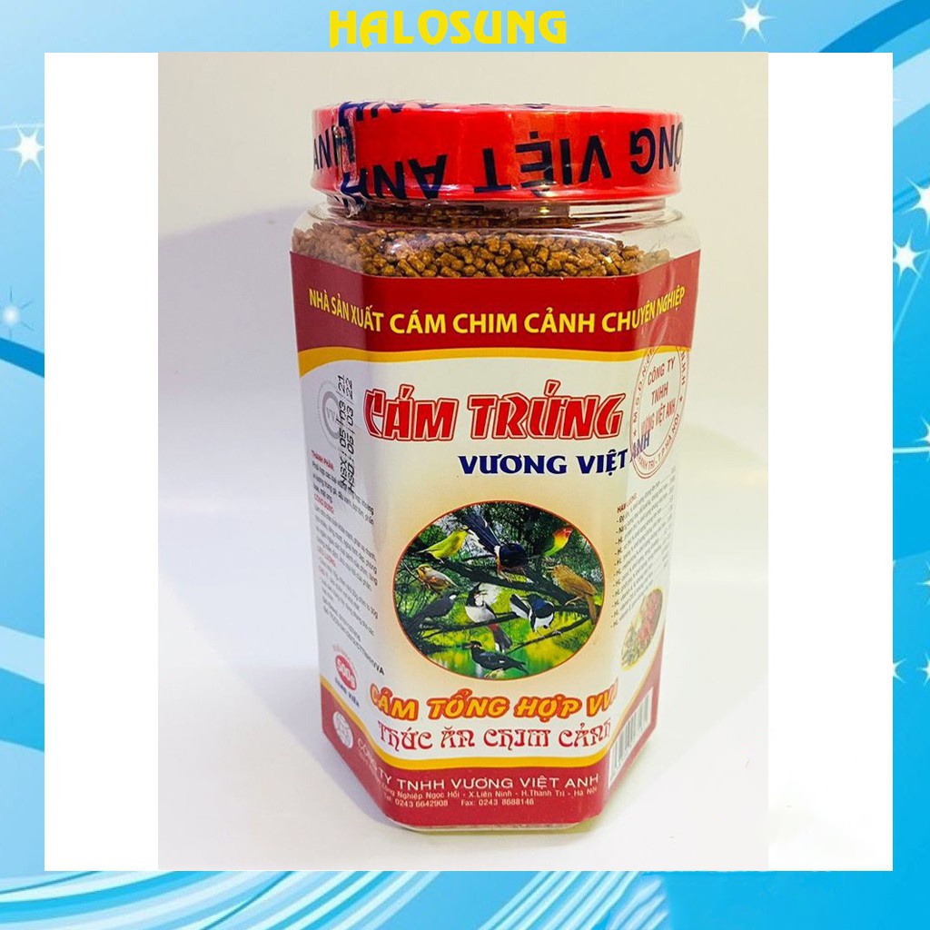 Cám chim Halosung cám tổng hợp Vương Việt Anh cao cấp 500g đóng hộp CC02
