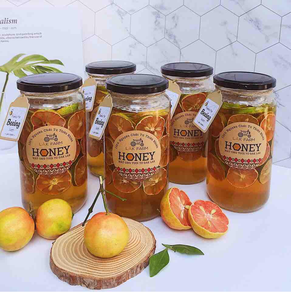 Combo 5 hũ thuỷ tinh tròn 1000ml