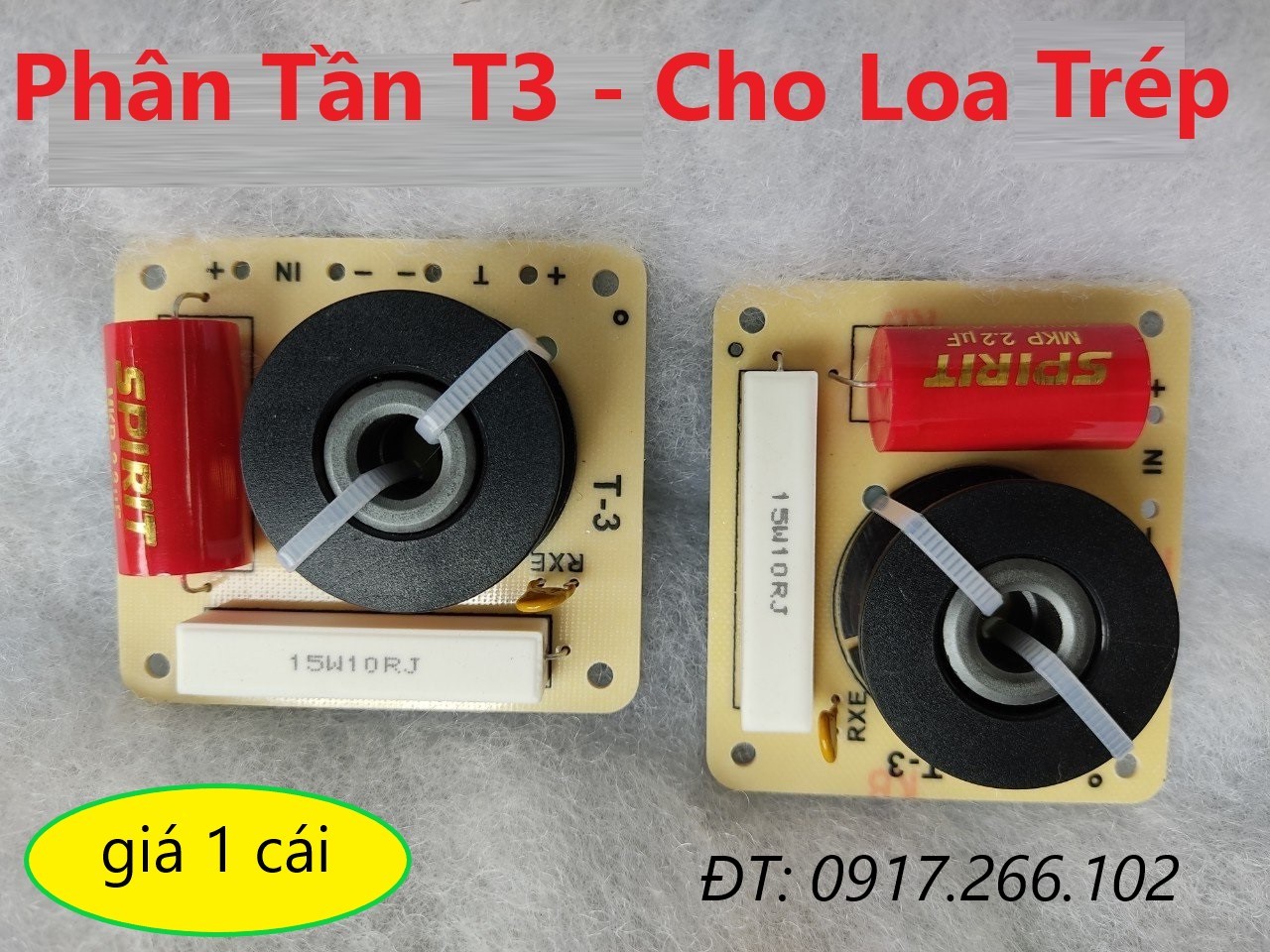 Mạch phân tần T3 dùng cho loa trép - Giá 1 cái