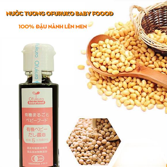 Nước tương tách muối Ofukuro cho bé từ 5 tháng trở lên chai 100ml