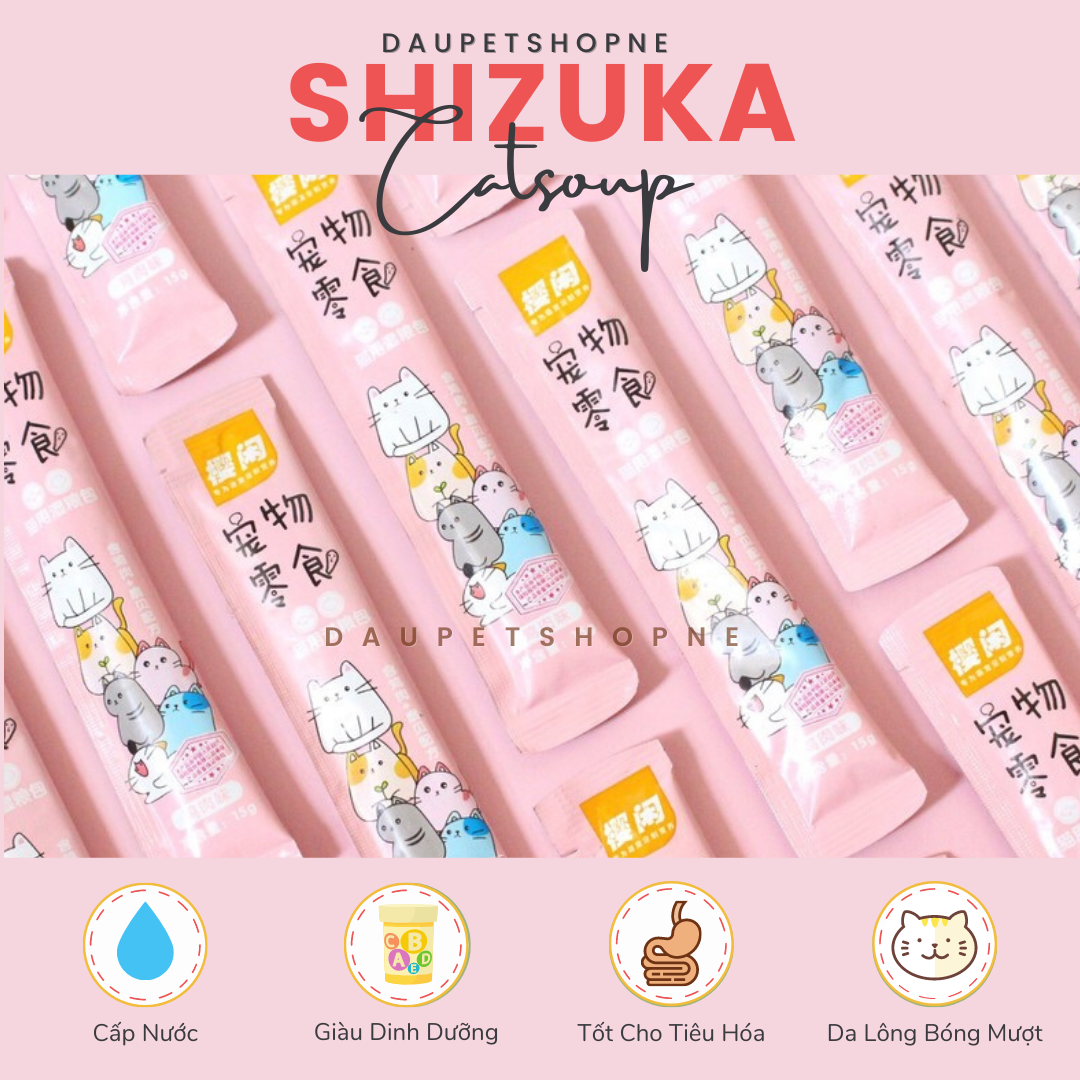 [LẺ] Súp thưởng Shizuka dành cho mèo 15g