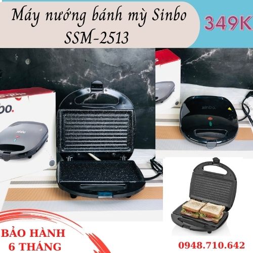 Máy nướng bánh mỳ sinbo ssm-2513 dành cho gia đình