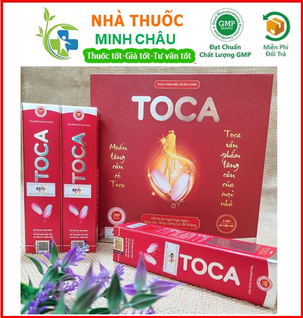 Viên sủi Toca hỗ trợ tăng cân, ăn ngon, giảm mệt mỏi - 1 Tuýp 20 viên