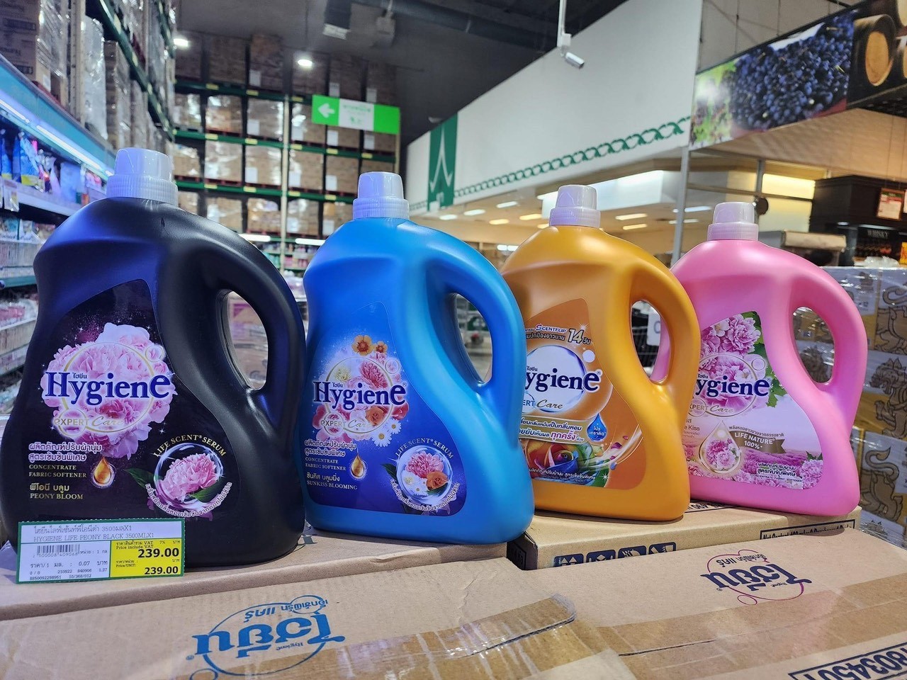 Giá rẻ Nước xả vải hygien đậm đặc can 3500ml Thái Lan