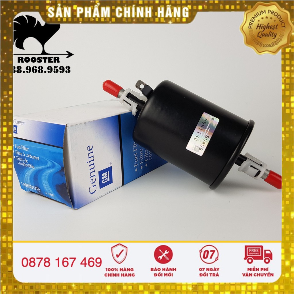 Lọc xăng, lọc nhiên liệu xe Matiz, Spark, Nubira, Lanos, Lacetti, Cruze, Aveo, Gentra, Vivant (Mã: 96335719)