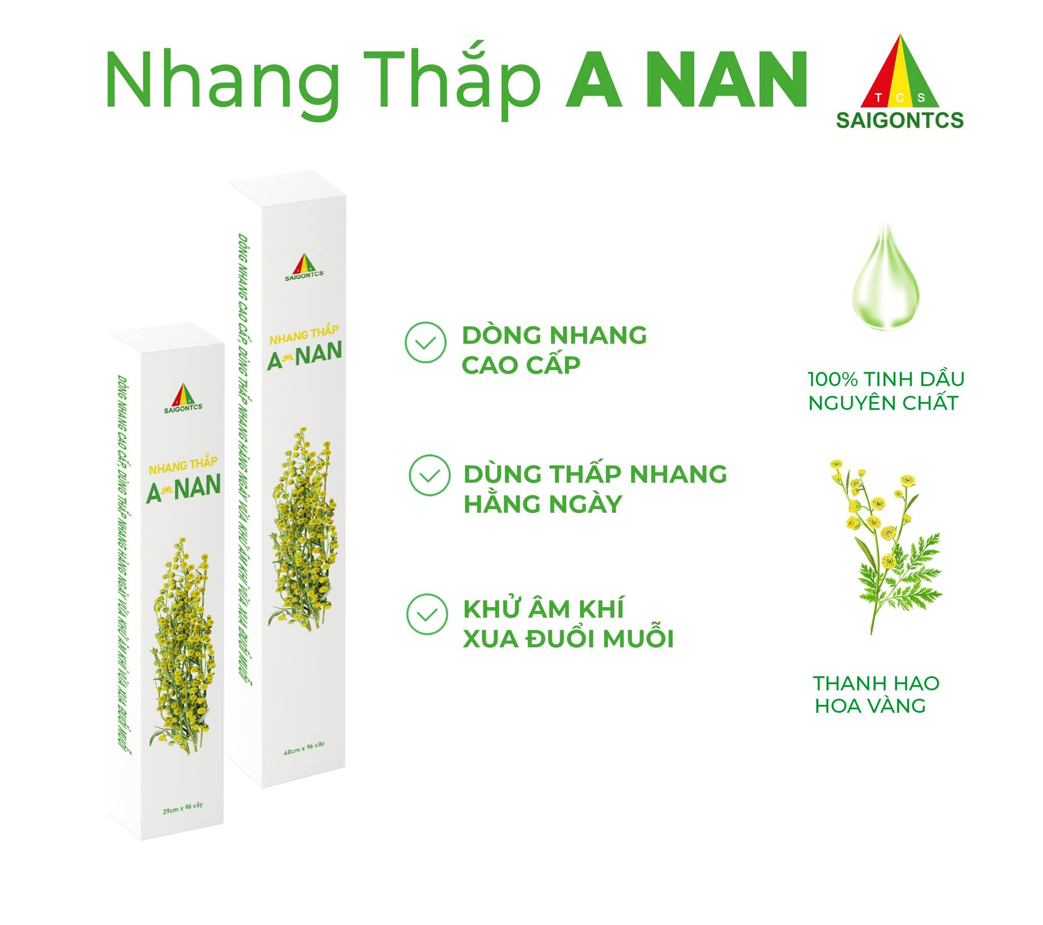 Nhang thắp anan 29cm - sài gòn tcs