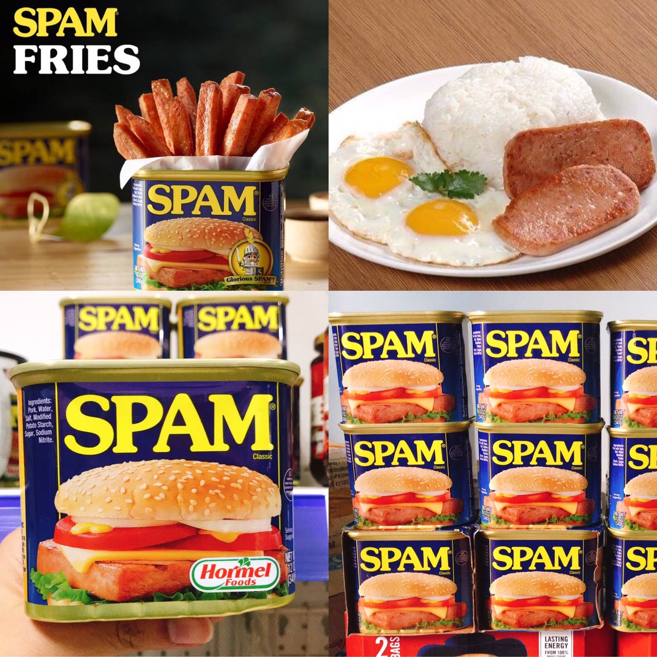 Thịt hộp SPAM Mỹ 340gr