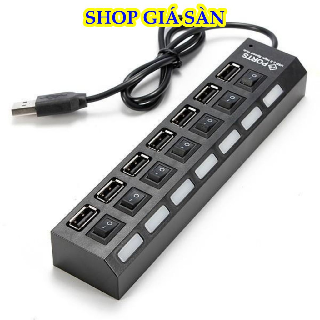 Bộ chia cổng usb - 4 cổng, 7 cổng. tiện dụng. bảo hành 3 tháng