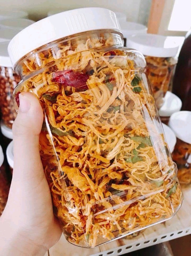 500G KHÔ GÀ LÁ CHANH LOẠI NGON