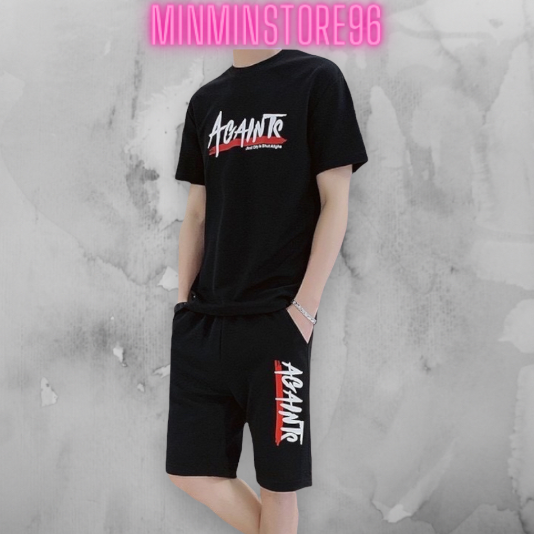 [HCM](FREESHIP TOÀN QUỐC) Đồ bộ thun nam, sét áo thun nam kèm quần short nam, bộ nam hè thấm hút mẫu mới in chữ cực đẹp