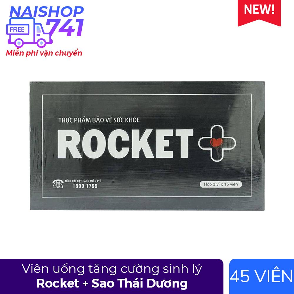 Rocket + - Rocket Plus tăng cường sinh lý nam, Hộp 45 viên