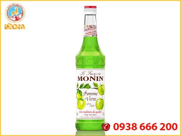 Siro monin táo xanh 700ml - monin green apple syrup