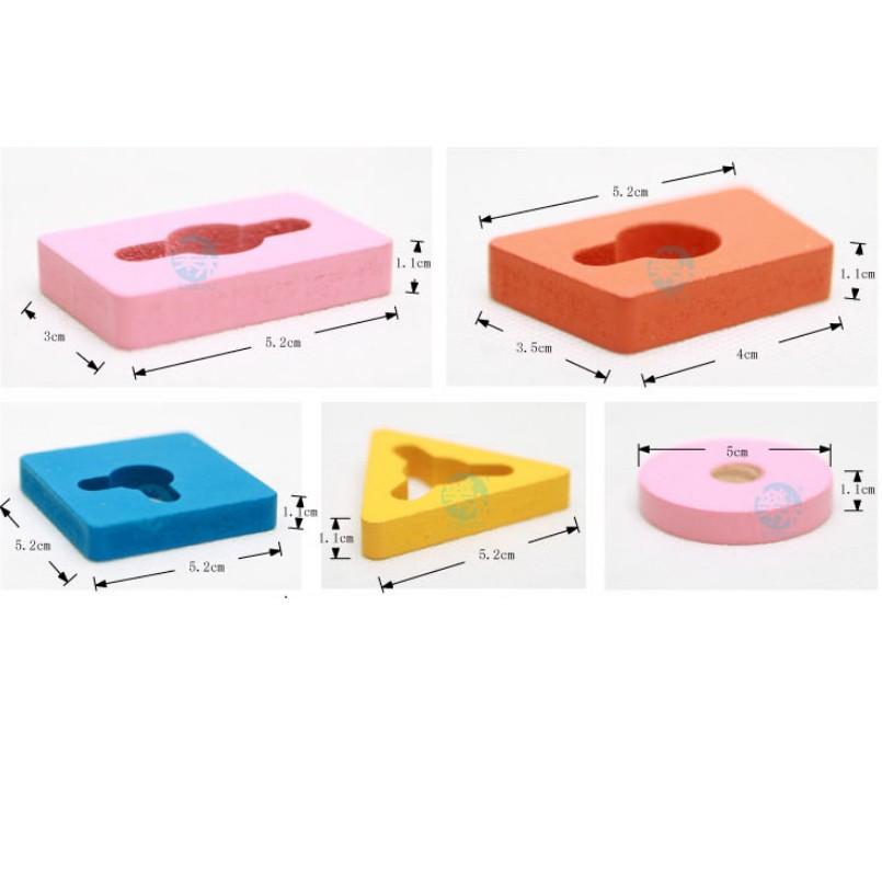 Bộ xây dựng 5 cột khối cho bé
