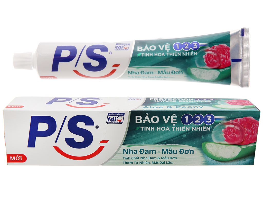 Kem đánh răng P/S bảo vệ 123 nha đam 180g