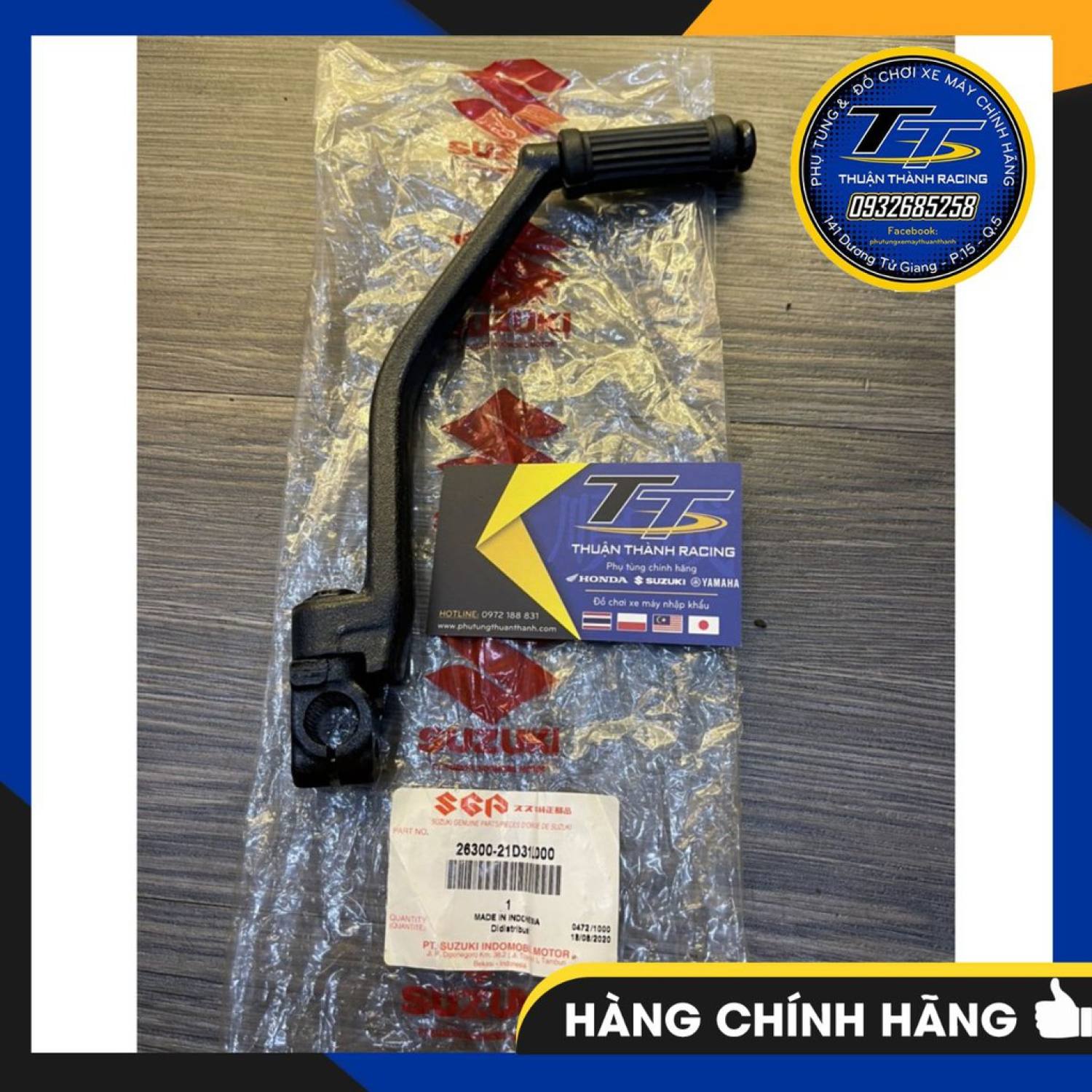 Giò đạp máy satria - sport - rgv chính hảng