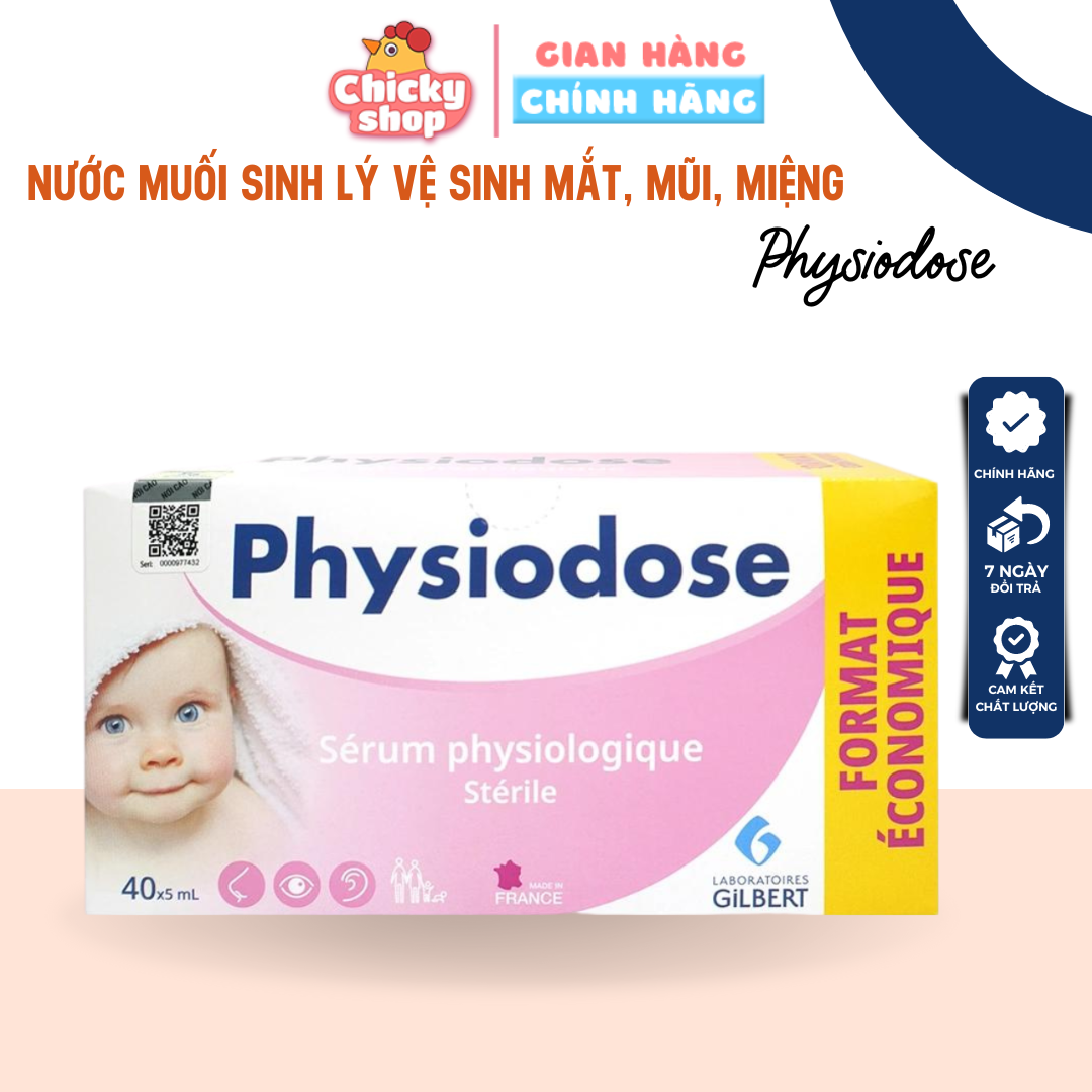 Nước muối sinh lý Physiodose Dr.Papie