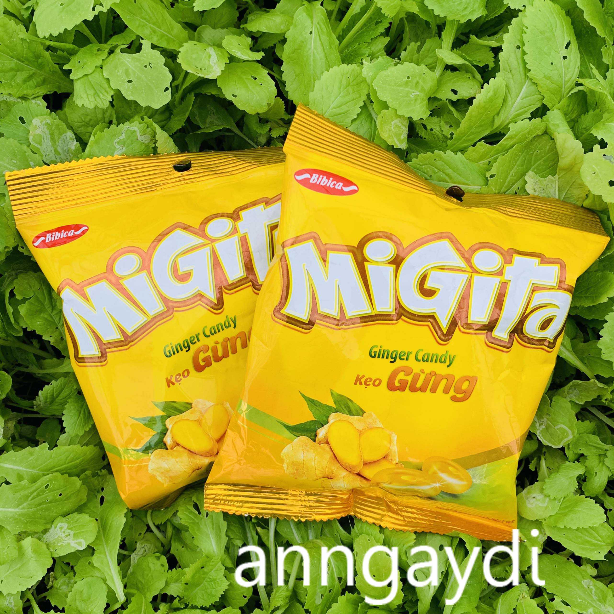 Kẹo gừng cứng Migita 70gr Bibica