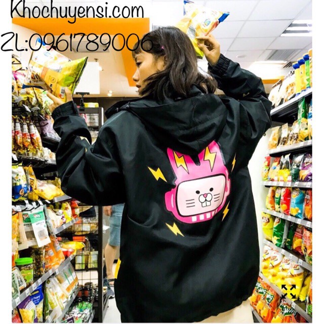 🌪🔥áo khoác dù rabbit jacket