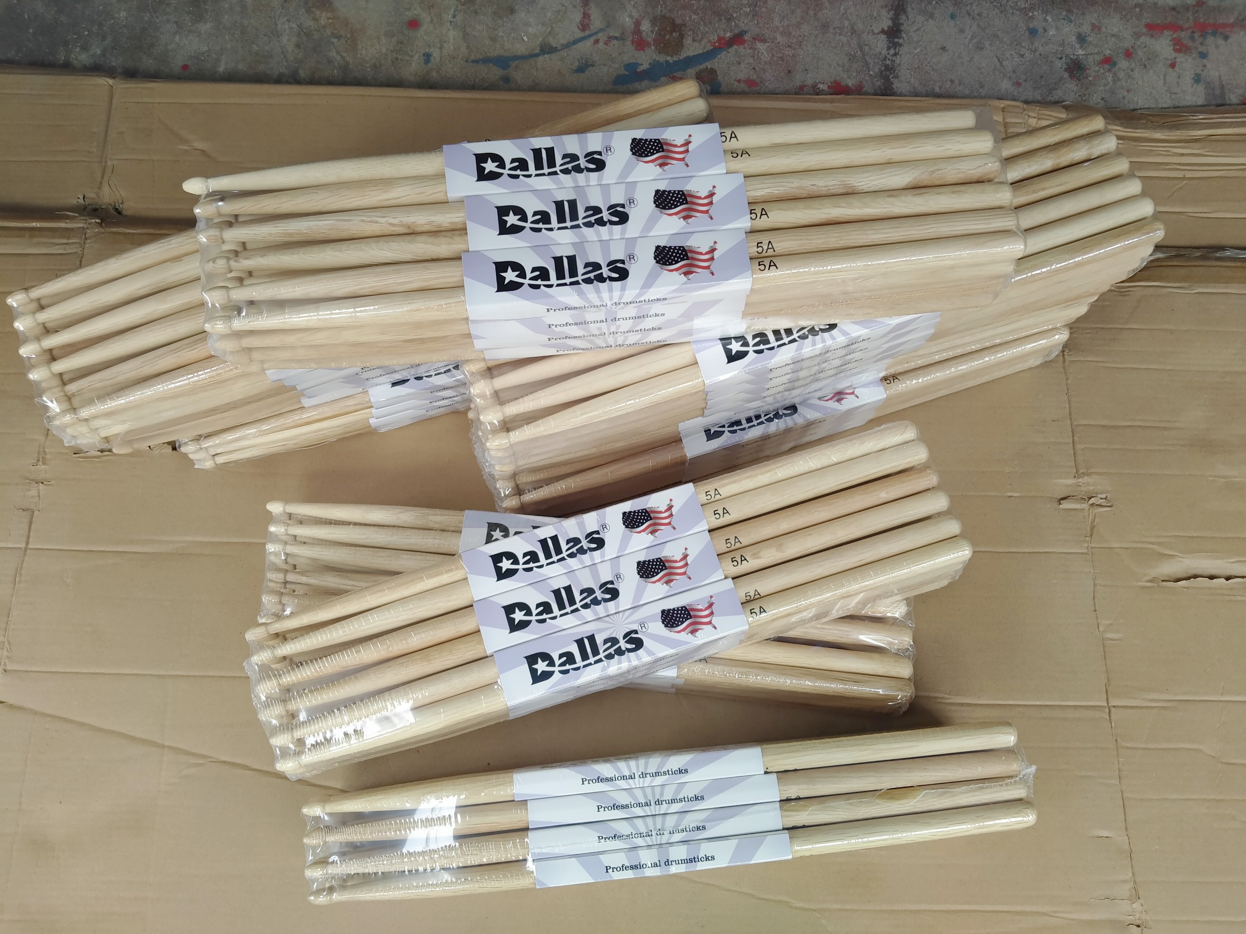 Dùi trống jazz dallas 5a và 7a gùi gỗ, gõ trống