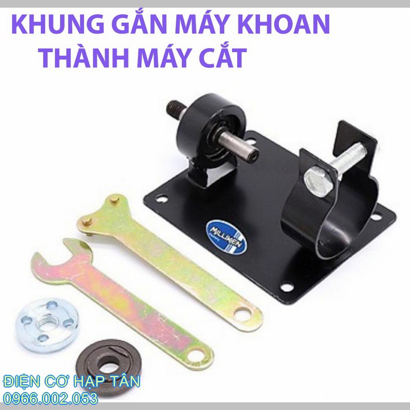 Combo bộ đế chuyển máy khoan thành máy mài đa năng
