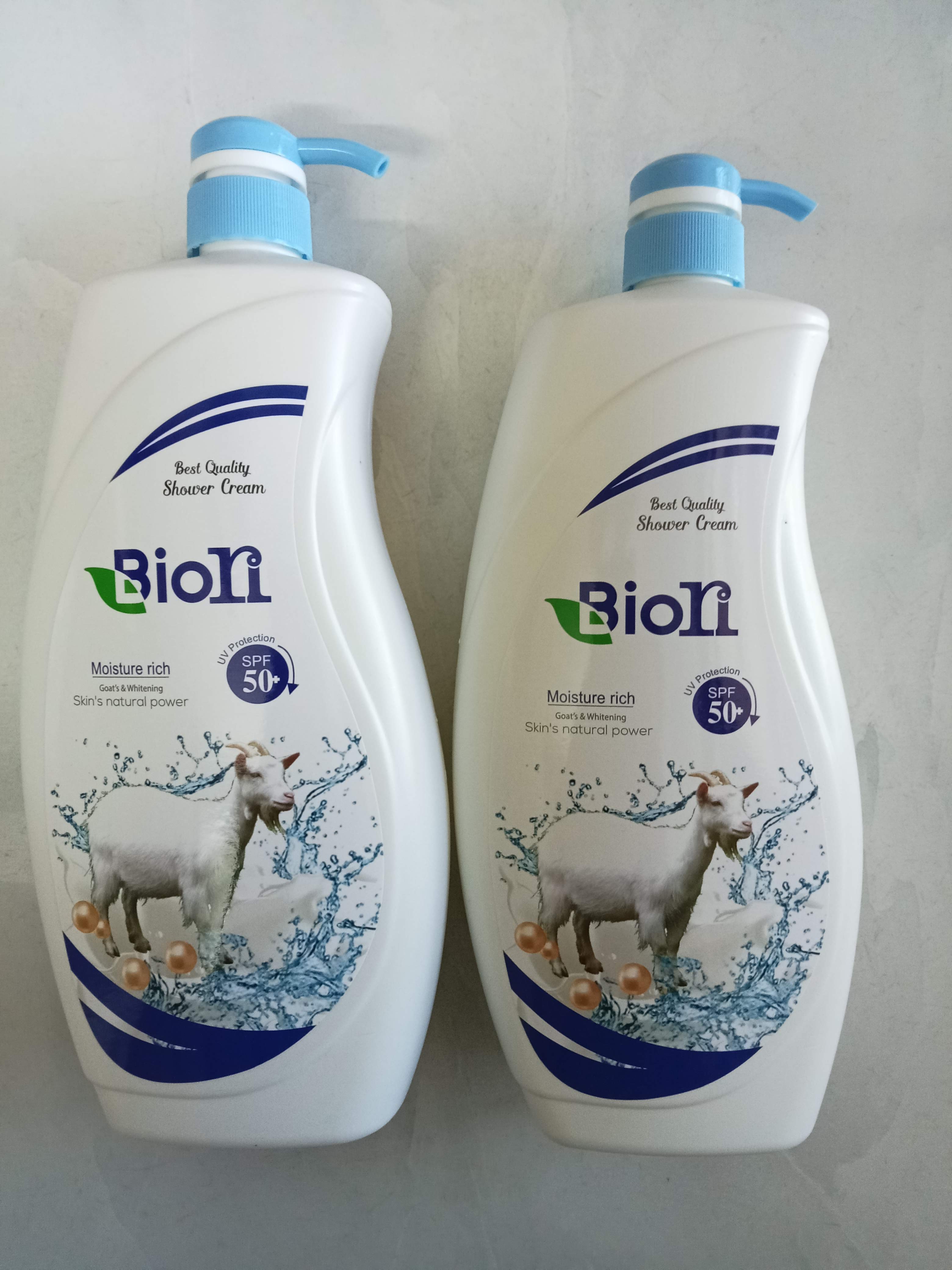 Combo sữa tắm trắng da biori 1200ml