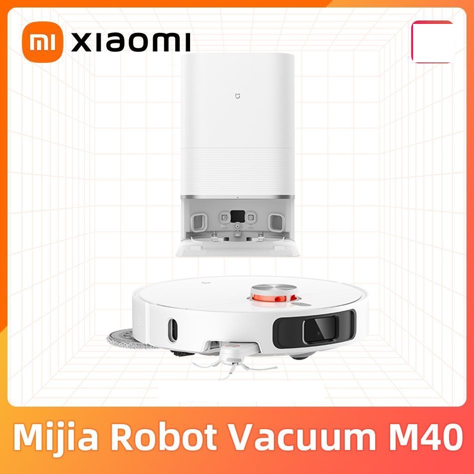 Robot hút bụi lau nhà xiaomi mijia m40 - lực hút 12000pa, 𝐭𝐢́𝐜𝐡 𝐡𝐨̛̣𝐩 𝐜𝐡𝐮̛́𝐜 𝐧𝐚̆𝐧𝐠 𝐪𝐮𝐞́𝐭, 𝐥𝐚𝐮, 𝐠𝐢𝐚̣̆𝐭 𝐯𝐚̀ 𝐬𝐚̂́𝐲