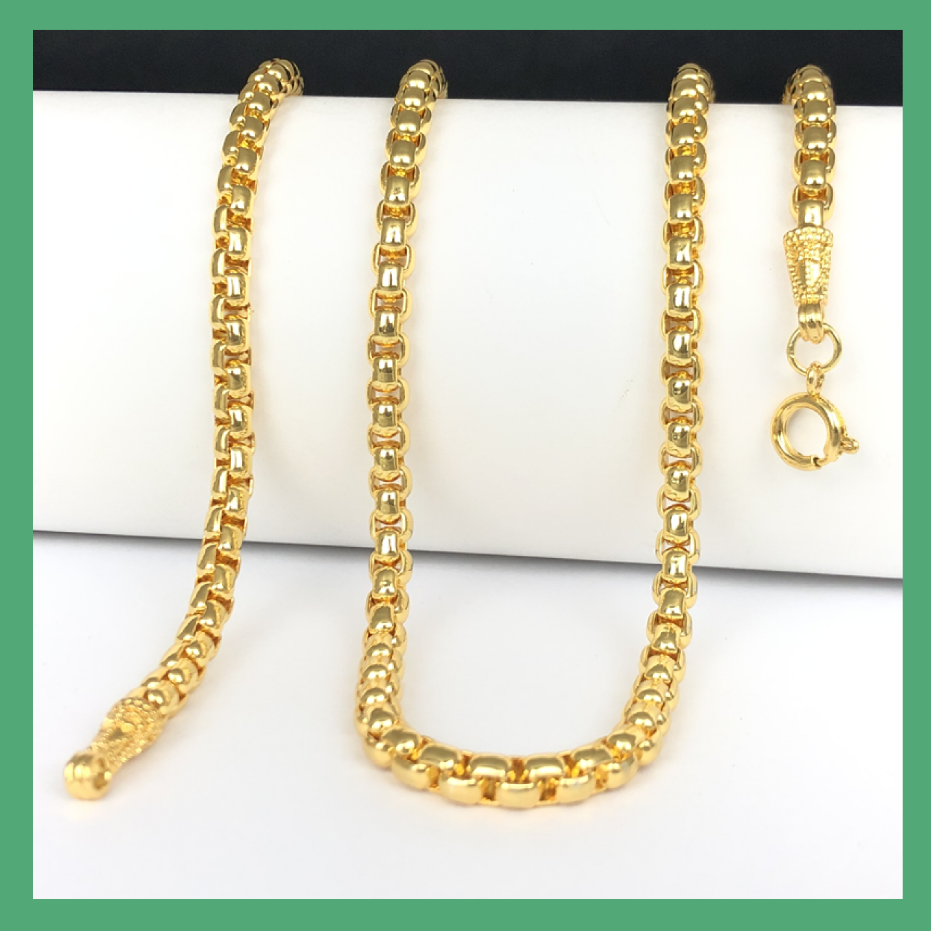 DÂY CHUYỀN NAM MẠ VÀNG RUBICK MA 24K CAO CẤP M1 58R 4.11