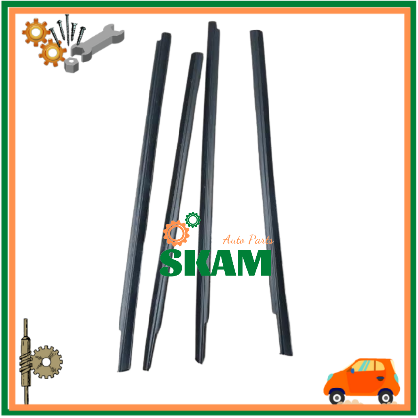 Bộ 4 nẹp chân kính ngoài - trong daewoo matiz 1,2