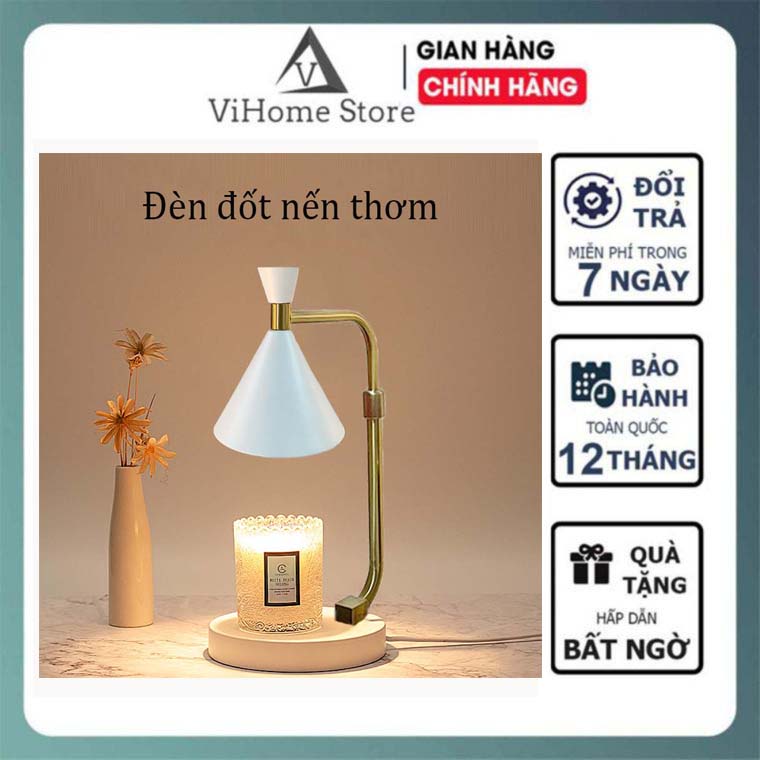 Đèn Đốt Nến Thơm CWL02 Không Khói Kiêm Đèn Bàn Đèn Ngủ Đèn Đốt Nến Thơm Chỉnh Sáng Có Hẹn Giờ Thông MinhTrang Trí Phòng Hiện Đại Sang Trọng An Toàn Đèn Đốt Nến Điện Tử Phù Hợp Nhiều Loại Nến Thơm