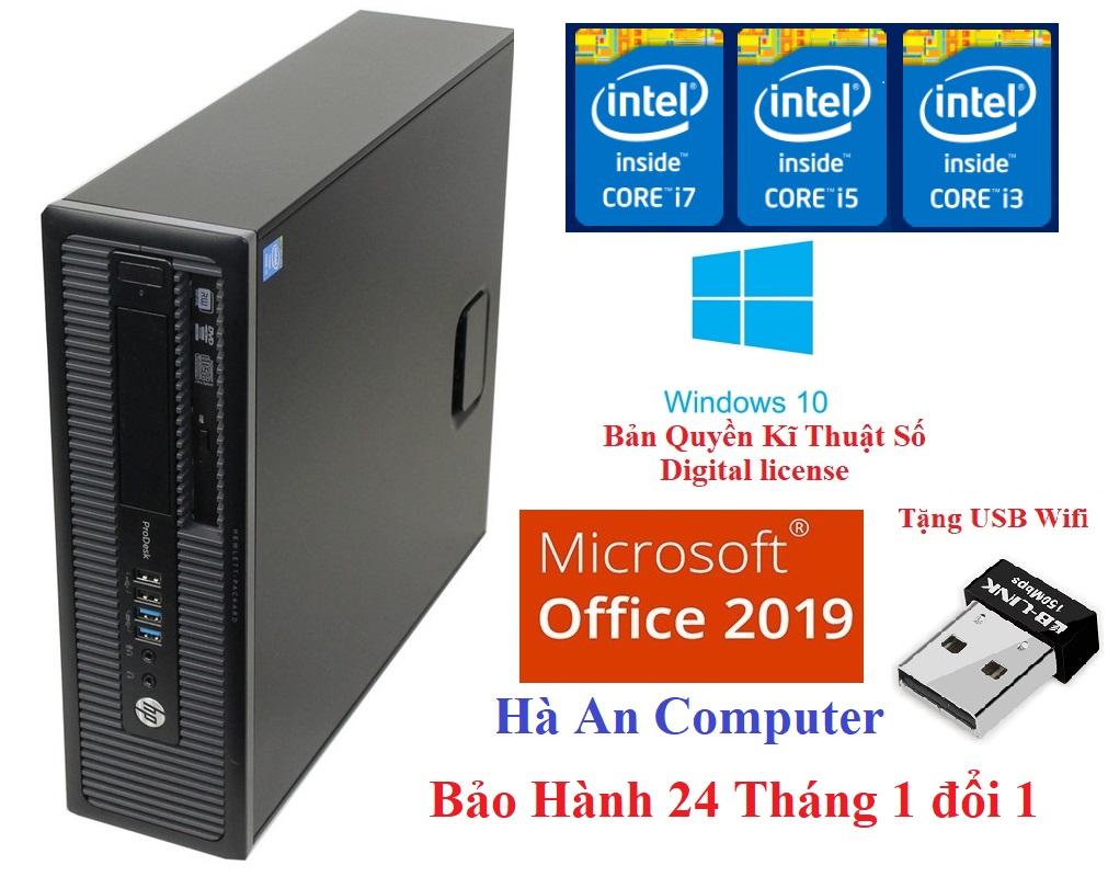 Cây Máy Tính core i7 Siêu Nhanh HP ProDesk 600 G1 H03 CPU i7 4770, Ram 8gb, SSD 120Gb  Bảo Hành 24 Tháng Tặng USB wifi, không bao gồm màn hình.