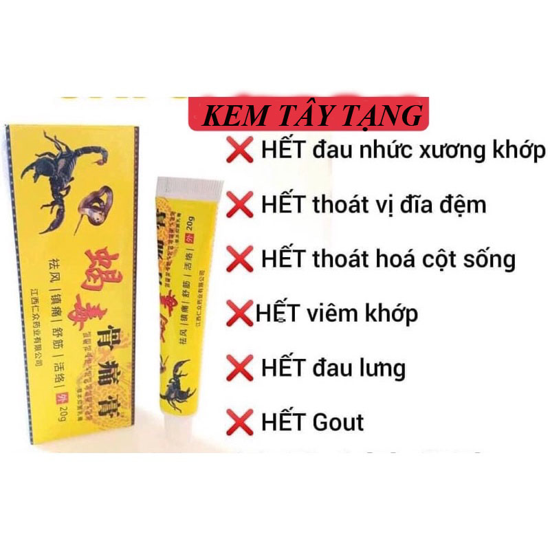 Kem xoa bóp xương khớp Ngũ độc Tây Tạng hỗ trợ giảm đau nhức xương khớp