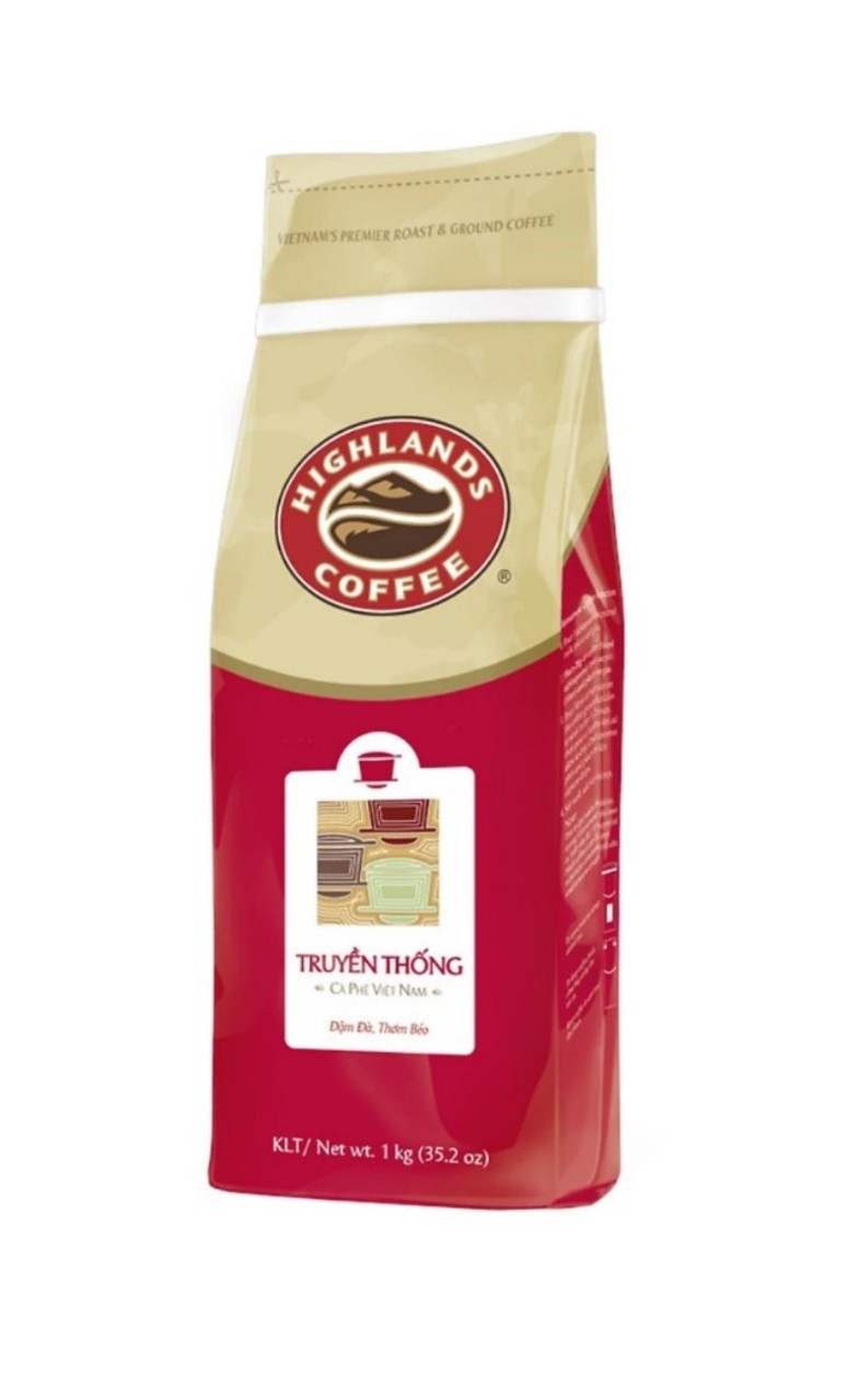 Cà Phê Bột Truyền Thống Highlands Coffee 1kg túi