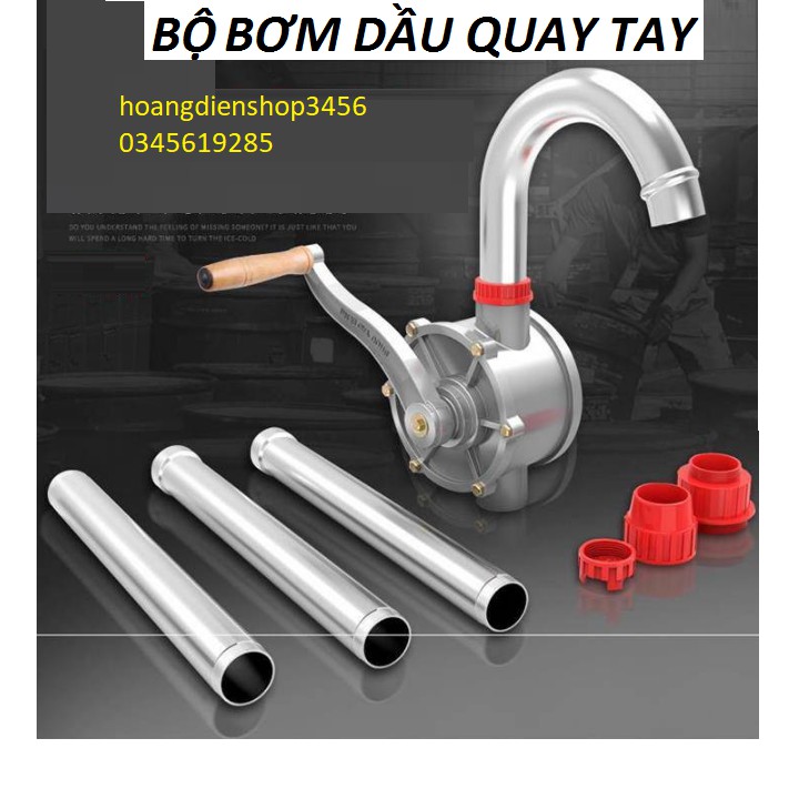 Bơm Dầu Quay Tay, Hút Thùng