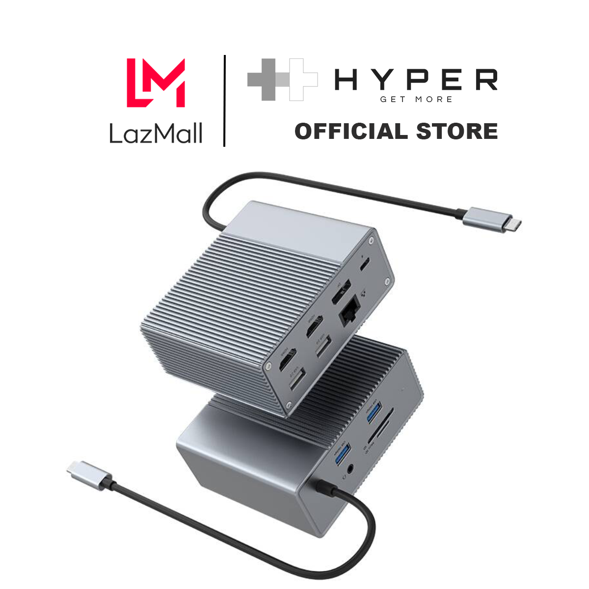 Cổng chuyển hyperdrive gen2 12-in-1 for macbook ipad pro 2018-2020 pc & devices